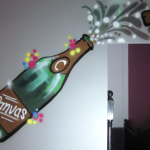 Canvas lounge, Watford. Champagne bottle
